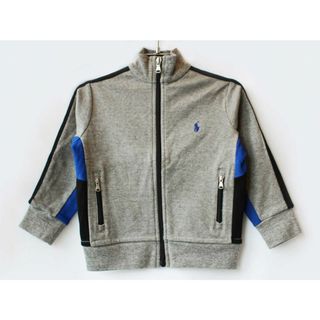 ラルフローレン(Ralph Lauren)の[ラルフローレン/Ralph Lauren]90cm スウェットブルゾン/ジャンパー/アウター グレー×ブルー【中古】子供服 キッズ kids ベビー服 baby 男の子 春秋 otr 312042(ジャケット/コート)