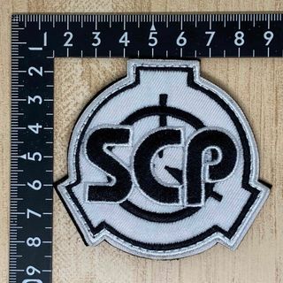 SCP 財団 HOOK & LOOP white 丸型(その他)