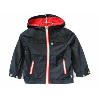 ラルフローレン(Ralph Lauren)の【春物 新入荷!】[ラルフローレン/Ralph Lauren]85cm ナイロンブルゾン/ナイロンジャンパー/ウィンドブレーカー 濃紺×赤【中古】子供服 キッズ kids ベビー服 baby 男の子 春秋 otr 312042(ジャケット/コート)