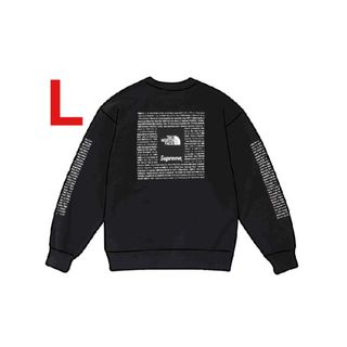 シュプリーム(Supreme)のSupreme x The North Face Crewneck Black(スウェット)