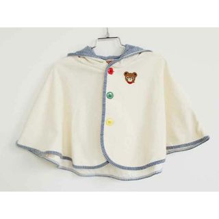 ミキハウス(mikihouse)の†ミキハウス/mikihouse†70-90cm ポンチョ クリーム色【中古】子供服 キッズ kids ベビー服 baby 男の子 春 302032 otr(その他)