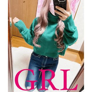 グレイル(GRL)の5217.新品 GRL タートルネック ショート丈ニット(ニット/セーター)