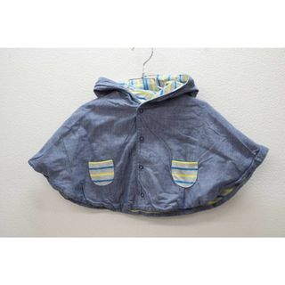 シップス(SHIPS)の＜シップス/SHIPS kids＞80cm位 リバーシブルマント/ポンチョ/ケープ 紺＆グレー×黄色系【中古】子供服 キッズ kids ベビー服 baby 男の子 春秋 312032 otr(その他)