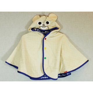 ミキハウス(mikihouse)の[ミキハウス/mikihouse]80cm パイルポンチョ/マントコート/ケープ ベージュ【中古】子供服 キッズ kids ベビー服 baby 男の子 女の子 春夏 304032 otr(その他)