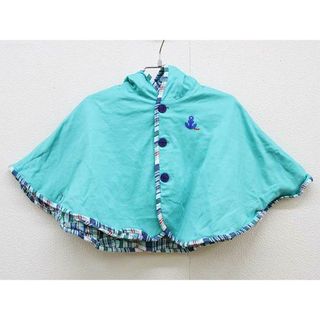 ミキハウス(mikihouse)の▼ミキハウス/mikihouse▼70-90cm(F) マント/ケープ 水色×青系＆青系 リバーシブル 【中古】子供 キッズ kids ベビー服 baby 男の子 春夏 otr 402042(その他)