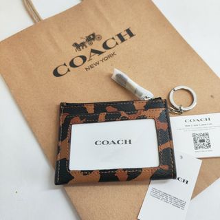 COACH - 新品☆COACH☆キーリング付き パスケース コインケース