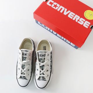 新品 2024SS ミナペルホネン × コンバース mina perhonen CONVERSE Dear Friend Department skyful ALL STAR OX 23cm【2400013771177】