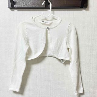 エイチアンドエム(H&M)のH&M  ニットボレロ　女の子(カーディガン)