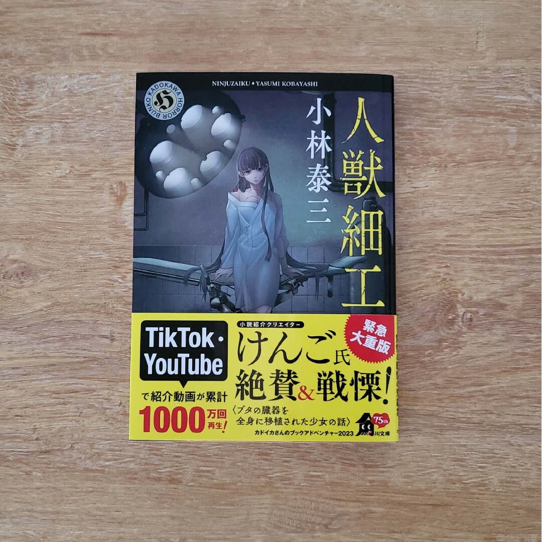 角川書店(カドカワショテン)の美品☆人獣細工 角川文庫 エンタメ/ホビーの本(文学/小説)の商品写真