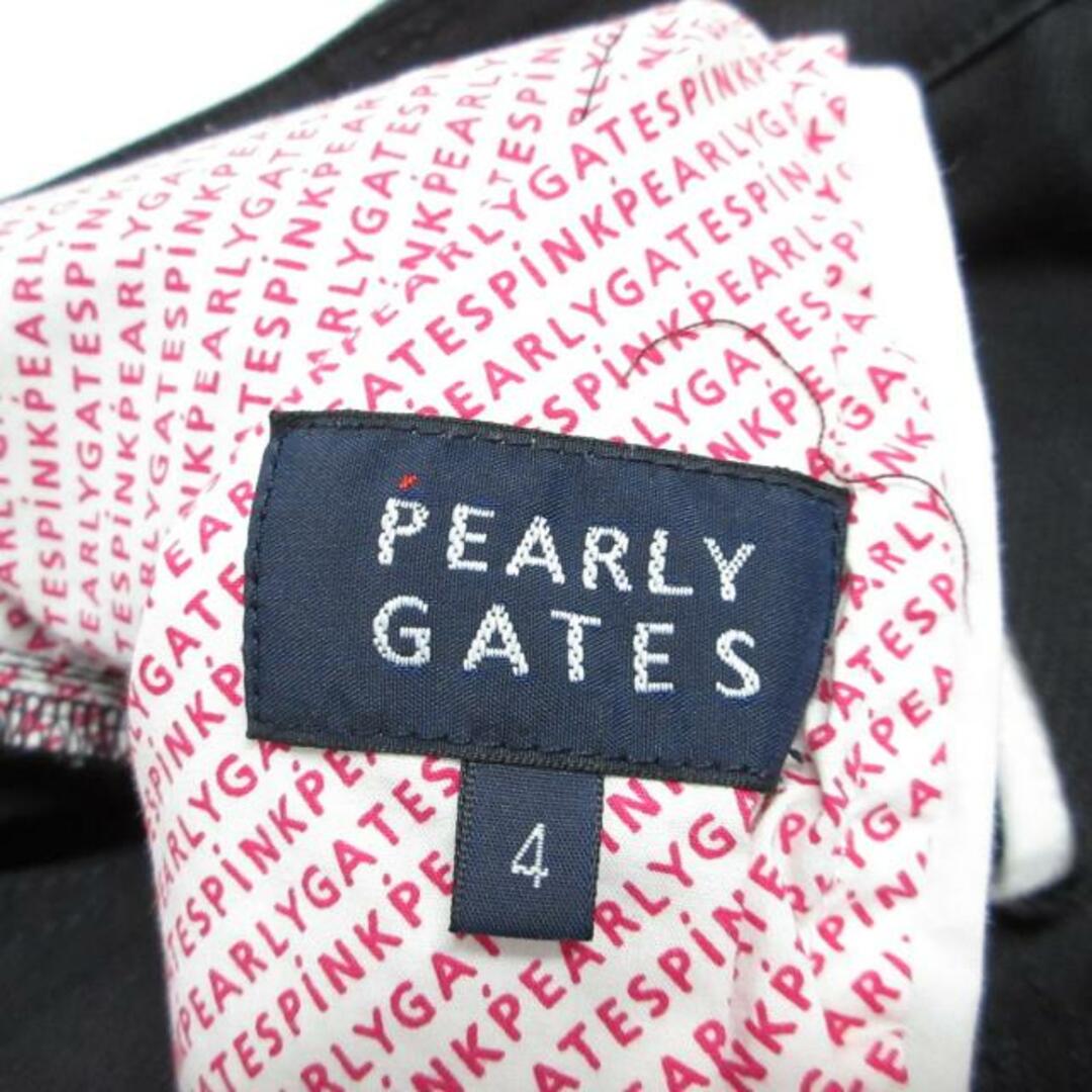 PEARLY GATES(パーリーゲイツ)のPEARLY GATES(パーリーゲイツ) パンツ サイズ4 XL メンズ - 黒×ピンク フルレングス メンズのパンツ(その他)の商品写真