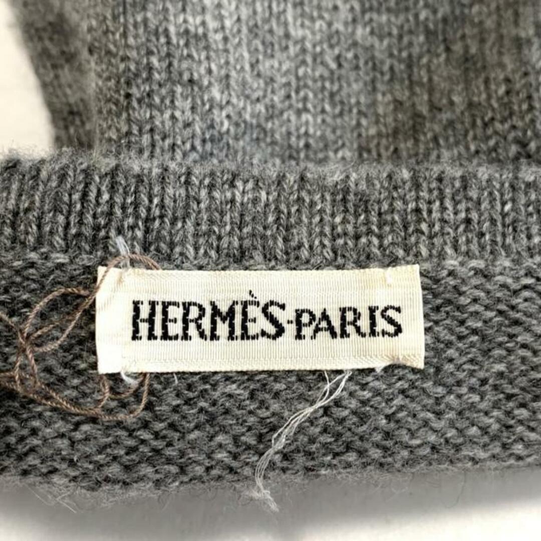 Hermes(エルメス)のHERMES(エルメス) 手袋 レディース - グレー カシミヤ レディースのファッション小物(手袋)の商品写真