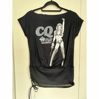 【MARY QUANT LONDON】 プリントTシャツ 美品