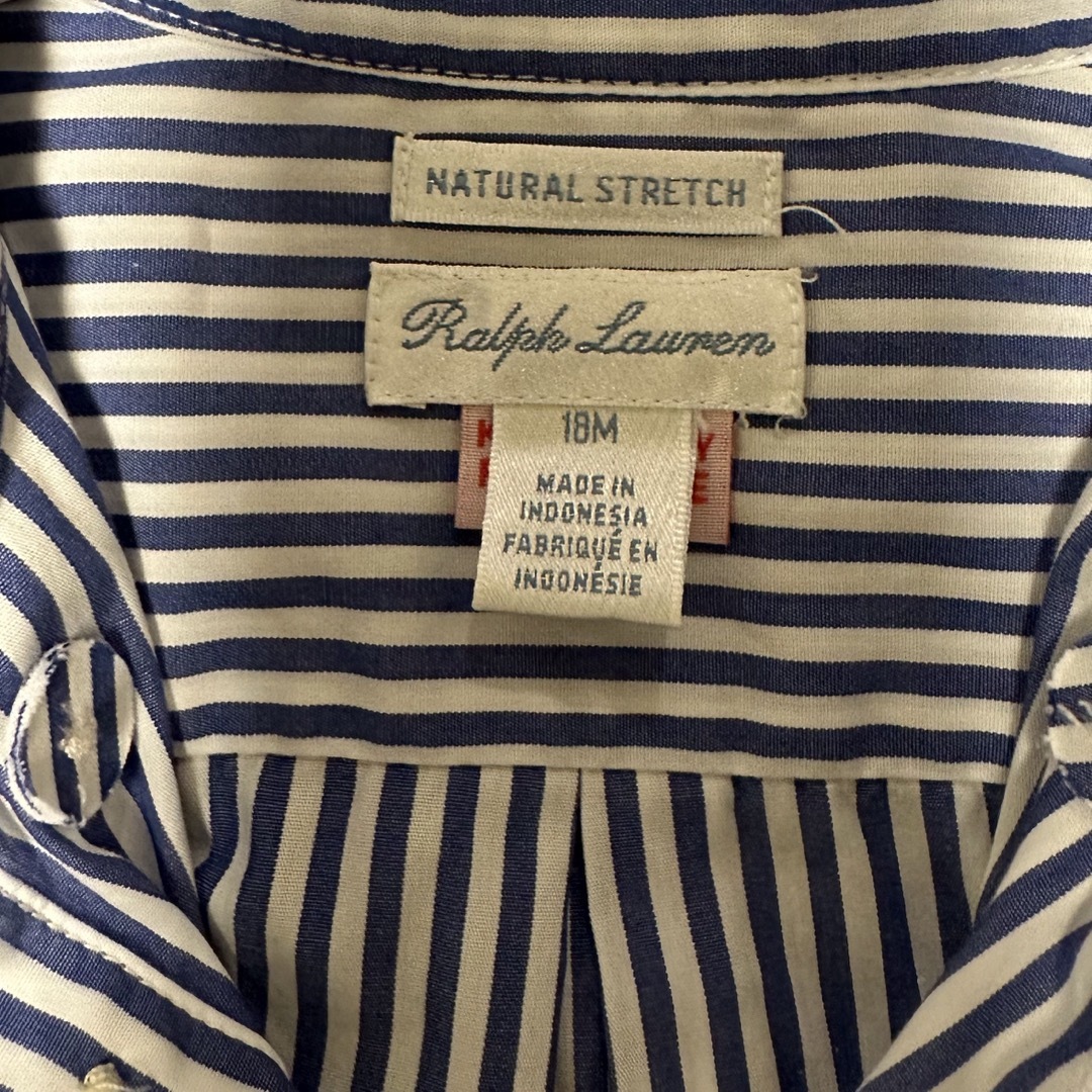 POLO RALPH LAUREN(ポロラルフローレン)のラルフローレン　長袖シャツ キッズ/ベビー/マタニティのベビー服(~85cm)(シャツ/カットソー)の商品写真