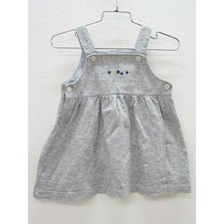 ファミリア(familiar)の▽ファミリア/familiar▽80cm ジャンパースカート グレー【中古】子供服 キッズ kids ベビー服 baby 女の子 春夏 131032 onepi(スカート)