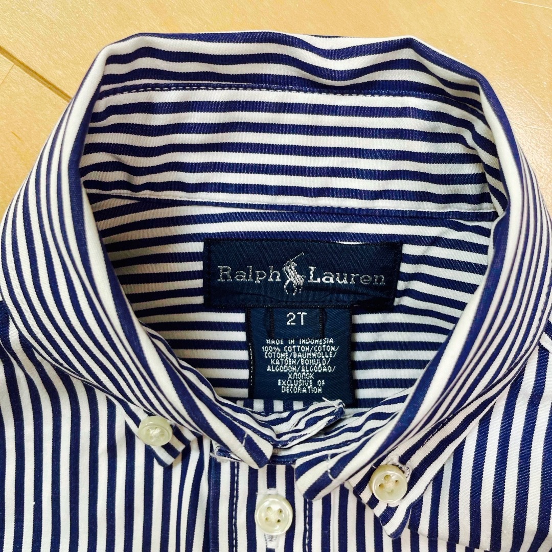 Ralph Lauren(ラルフローレン)のラルフローレン　シャツ2T キッズ/ベビー/マタニティのキッズ服男の子用(90cm~)(Tシャツ/カットソー)の商品写真