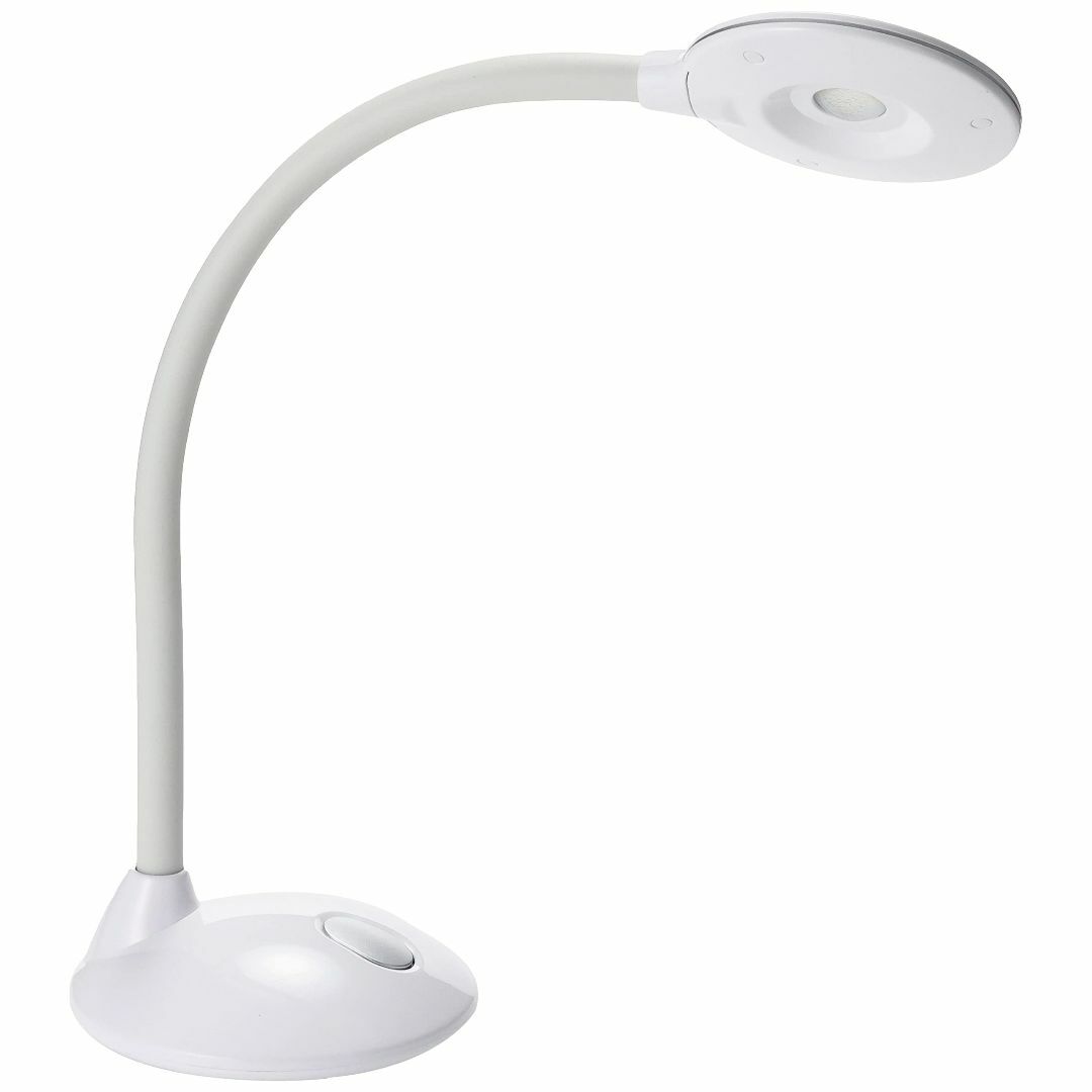 ジェントス LEDデスクライト 明るさ 240ルーメン ホワイト DK-R156 インテリア/住まい/日用品のライト/照明/LED(その他)の商品写真