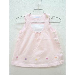 ▽ファミリア/familiar▽70cm ジャンパースカート ピンク【中古】子供服 キッズ kids ベビー服 baby 女の子 春夏 131032 onepi