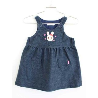 ミキハウス(mikihouse)の†ミキハウス/MIKIHOUSE† 75cm ジャンパースカート 紺【中古】子供服 キッズ kids ベビー服 baby 女の子 春夏秋 302032 onepi(スカート)