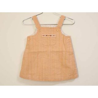 ファミリア(familiar)の【春物 新入荷!】〓ファミリア/familiar〓80cm ジャンパースカート 橙 【中古】子供服 キッズ kids ベビー baby 女の子  春夏 bottoms 612042(スカート)