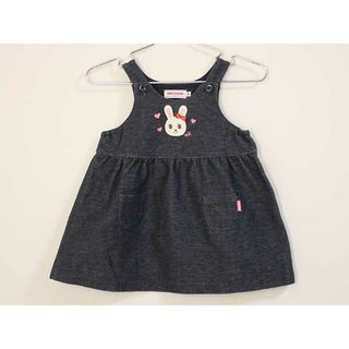 ミキハウス(mikihouse)の〓ミキハウス/mikihouse〓70-80cm ジャンパースカート 紺  【中古】子供服 キッズ kids ベビー服 baby 女の子 春夏秋冬 onepi 612042(スカート)