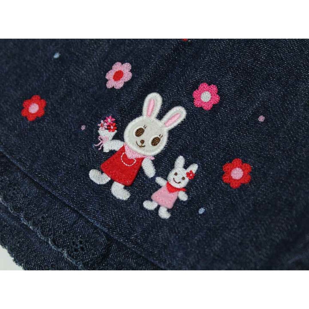 mikihouse(ミキハウス)の‡ミキハウス/mikihouse‡80cm ジャンパースカート インディゴ【中古】子供服 キッズ kids ベビー服 baby 女の子 春夏秋冬 onepi 022042 キッズ/ベビー/マタニティのベビー服(~85cm)(スカート)の商品写真