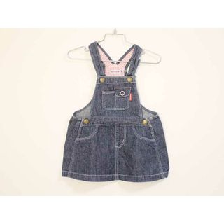 ミキハウス(mikihouse)の〓ミキハウス/mikihouse〓80-90cm ジャンパースカート 紺  【中古】子供服 キッズ kids ベビー服 baby 女の子 春夏秋冬 onepi 612042(スカート)