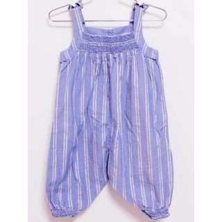 シップス(SHIPS)の‡シップス/SHIPS kids‡90cm ノースリーブオールインワン/サロペット ブルー系【中古】子供服 キッズ kids ベビー服 baby 女の子 春夏 onepi 103042(その他)