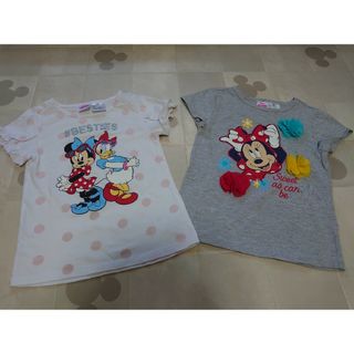 ディズニー(Disney)の【期間限定お値下げ】DisneyミニーちゃんTシャツ💖4〜5歳 2枚セット！(Tシャツ/カットソー)