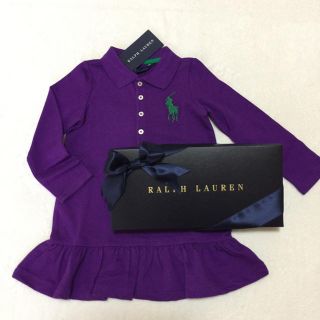 ラルフローレン(Ralph Lauren)のSALE♡定価10,368円♡新品✨ビッグポニー ポロシャツ ワンピース 90(ワンピース)