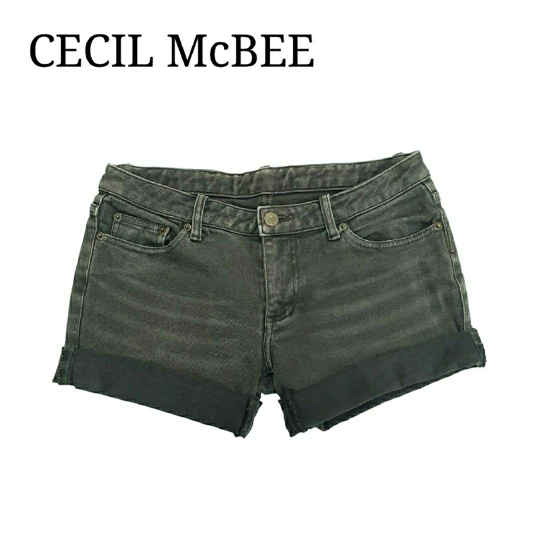 CECIL McBEE(セシルマクビー)のCECIL McBEE デニム ショート パンツ レディースのパンツ(ショートパンツ)の商品写真