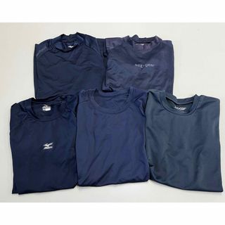 MIZUNO - アンダーシャツ◆紺インナー◆150〜160◆長袖半袖5着セット◆MIZUNO