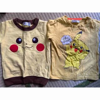 子供服　ピカチュウ　ポケットモンスター　セット割ポケモン　モンポケ　80 90 (Tシャツ/カットソー)