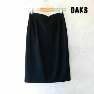 DAKS - 極美品 DAKS ウール ミディ丈 膝丈 台形スカート