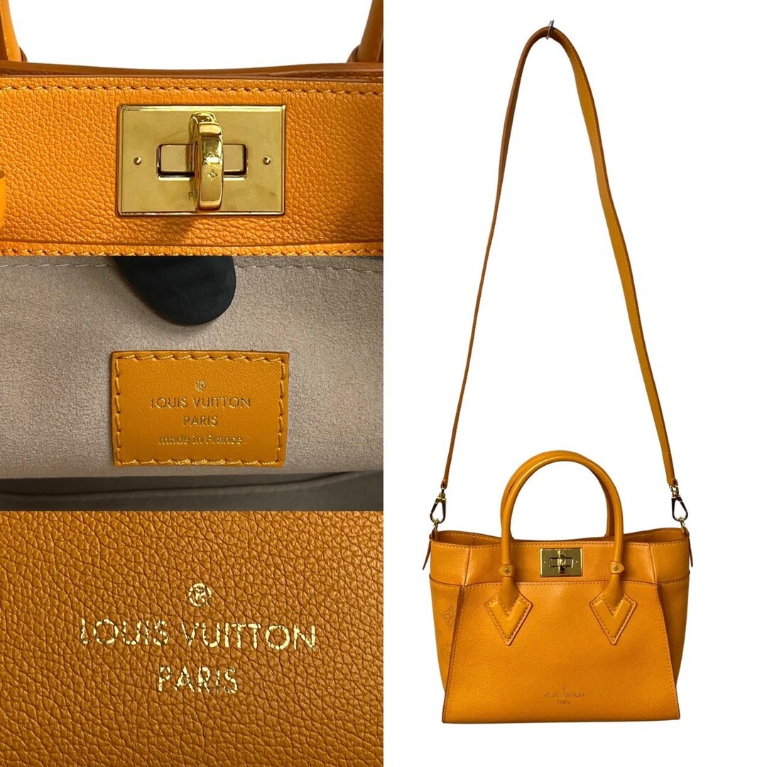 LOUIS VUITTON(ルイヴィトン)のほぼ未使用 LOUIS VUITTON ルイヴィトン オンマイサイド PM モノグラム マヒナ レザー 2way ハンドバッグ ショルダーバッグ 25311 レディースのバッグ(ハンドバッグ)の商品写真