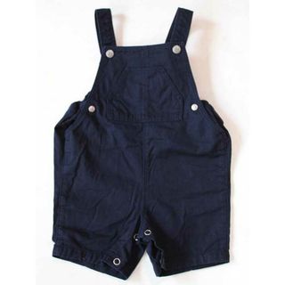 プチバトー(PETIT BATEAU)の☆プチバトー/PETIT BATEAU☆67cm ショートオール/オーバーオール 紺 【中古】子供服 キッズ kids ベビー服 baby 男の子 春夏 013032 onepi(その他)