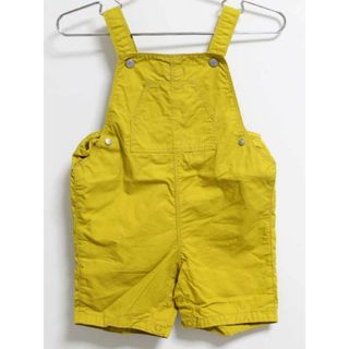 プチバトー(PETIT BATEAU)の‡プチバトー/PETIT BATEAU‡81cm ノースリーブショートオール/オーバーオール/つなぎ 黄色系【中古】子供服 キッズ kids ベビー服 baby 男の子 女の子 春夏 124032 onepi(その他)