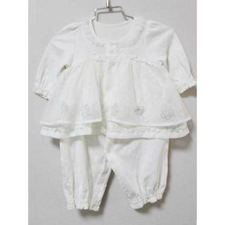 アナスイ(ANNA SUI)の《アナスイミニ/ANNA SUI mini》50-70cm 長袖カバーオール 白【中古】子供服 キッズ kids ベビー服 baby 女の子 春夏 131032 onepi(カバーオール)