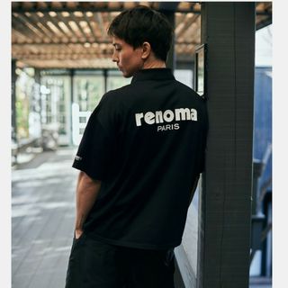 renoma 黒色半袖ポロシャツ(ポロシャツ)