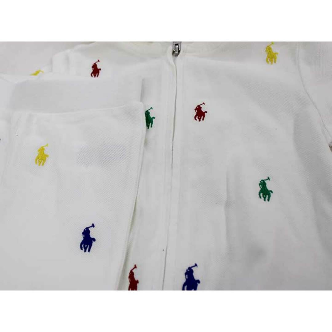 Ralph Lauren(ラルフローレン)の【春物 新入荷!】新品 未使用品▼ラルフローレン/Ralph Lauren▼80cm 上下セット 白×マルチ ’21年製 子供服 キッズ kids ベビー服 baby 男の子 春 tops 022042 キッズ/ベビー/マタニティのベビー服(~85cm)(その他)の商品写真