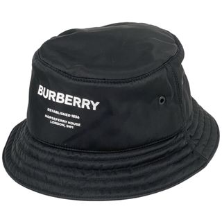 BURBERRY - バーバリー ロゴ ハット レディース 【中古】