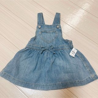 ベビーギャップ(babyGAP)の新品　gapbaby ハートデニムジャンパースカート　90サイズ(スカート)