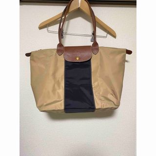 ロンシャン(LONGCHAMP)のロンシャン　ルプリアージュ　L ショルダーバッグ　黒　A4 ナイロンバッグ(トートバッグ)