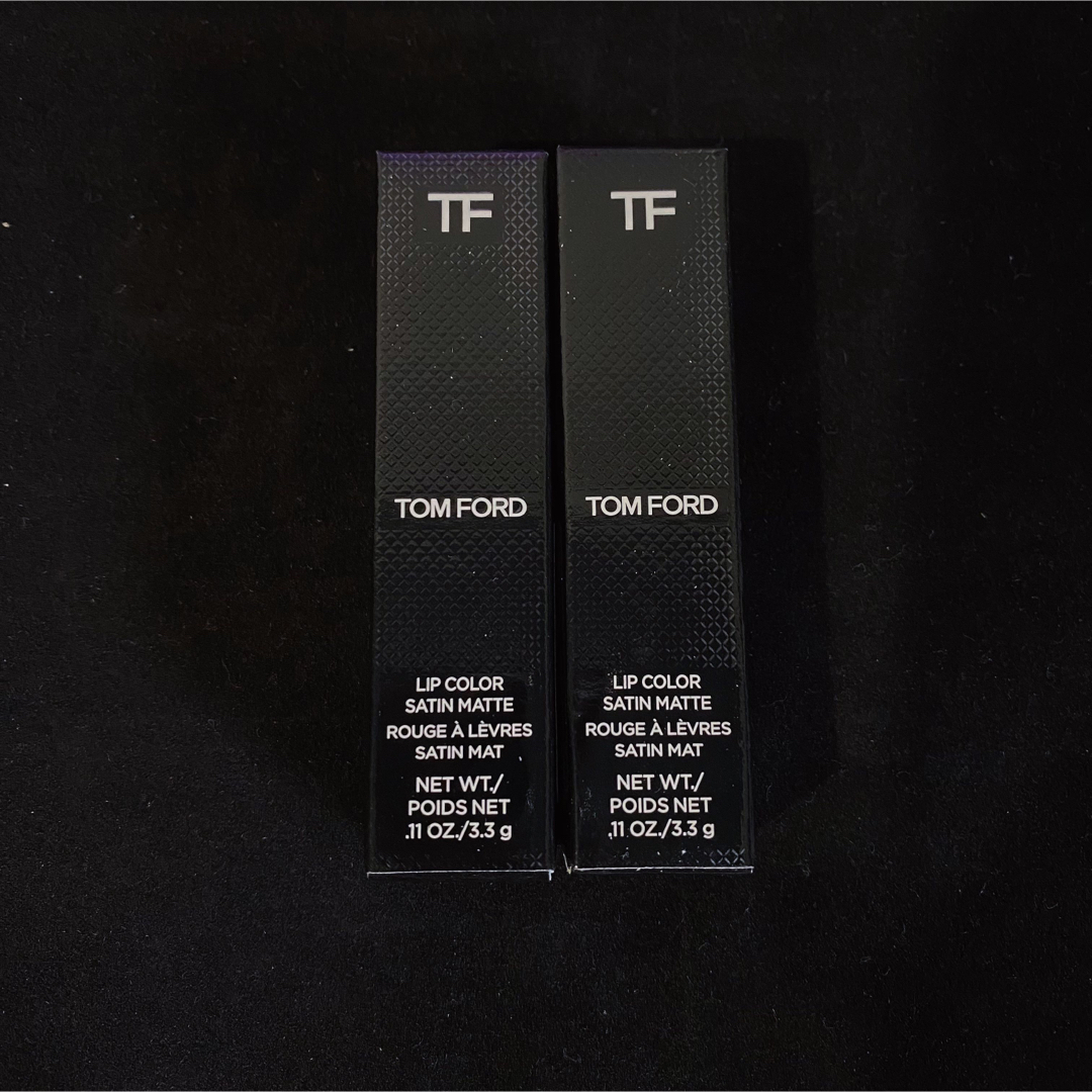 TOM FORD(トムフォード)のTOM FORD BEAUTY リップ　カラー　サテン　マット限定品 二本セット コスメ/美容のベースメイク/化粧品(口紅)の商品写真