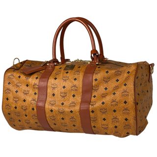 MCM - エム・シー・エム ロゴグラム ボストンバッグ レディース 【中古】