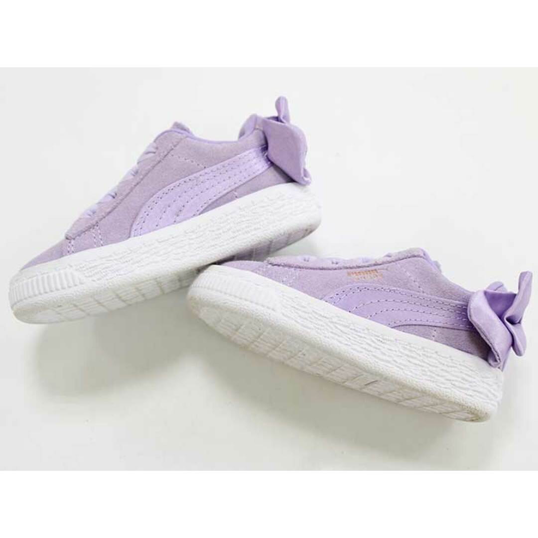 PUMA(プーマ)の【値下げ!】◇プーマ/PUMA◇12cm スニーカー/シューズ/靴 紫【中古】子供 キッズ kids  ベビー baby 女の子 春夏秋冬 015032 shoes キッズ/ベビー/マタニティのベビー靴/シューズ(~14cm)(スニーカー)の商品写真