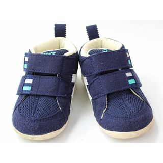 アシックス(asics)の【値下げ!】♪アシックス/asics♪12.5cm スニーカー/シューズ/靴 紺×白【中古】子供 キッズ kids  ベビー baby 男の子 春夏秋冬 400132 shoes(スニーカー)