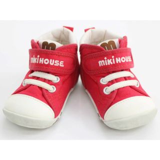 ミキハウス(mikihouse)の【値下げ!】◇ミキハウス/mikihouse ◇12.5cm シューズ/靴 赤×白【中古】子供 キッズ kids ベビー baby 男の子 女の子 春夏秋冬 120132 shoes(スニーカー)