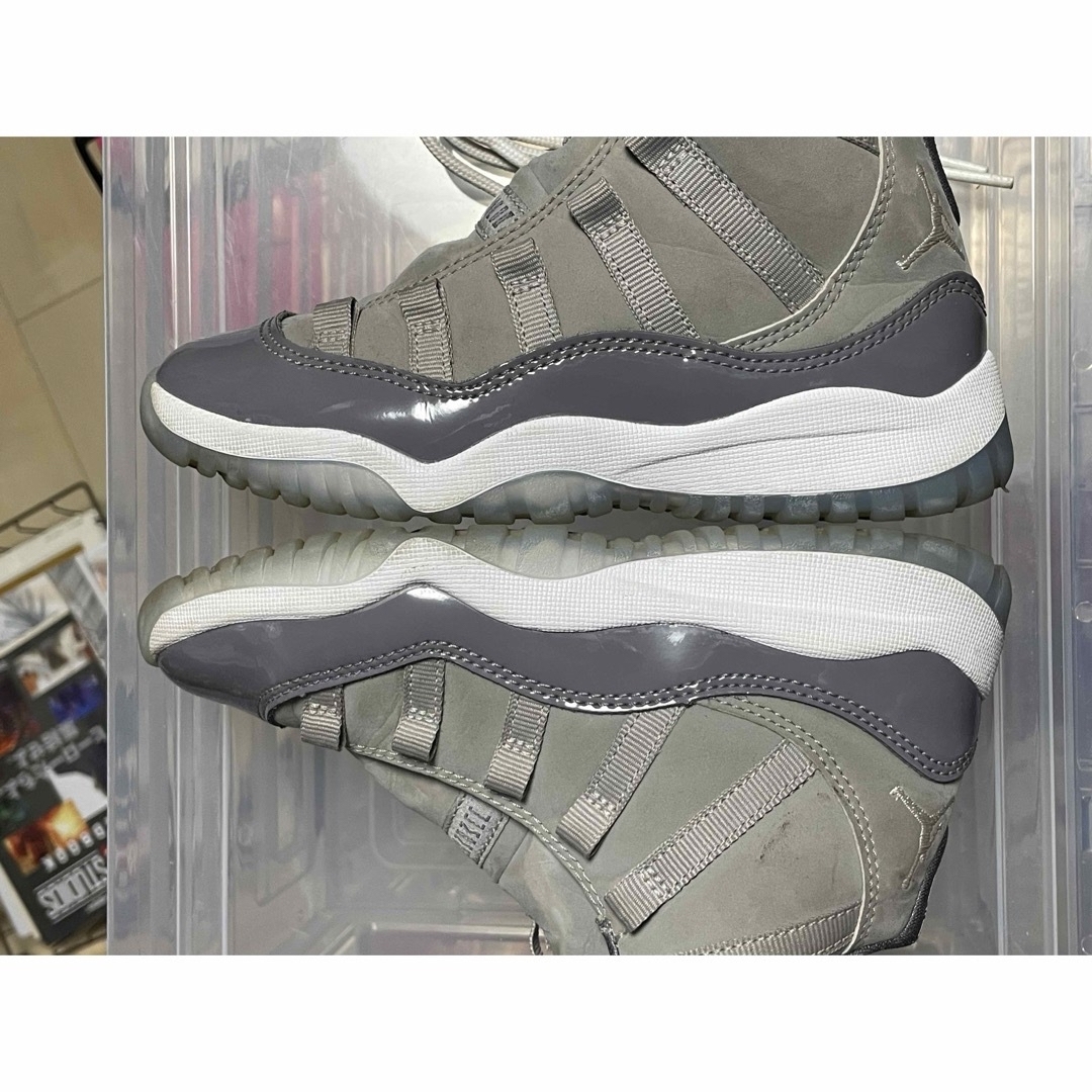 Jordan Brand（NIKE）(ジョーダン)のご予約品【kids】AIR JORDAN 11 cool gray キッズ/ベビー/マタニティのキッズ靴/シューズ(15cm~)(スニーカー)の商品写真