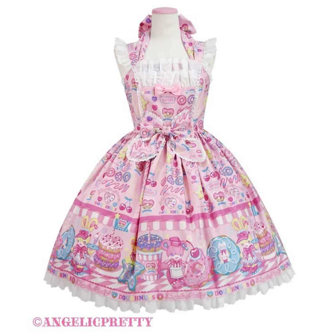 Angelic Pretty - Toy's Donut Dinerジャンパースカートの通販 Angelic Pretty - Toy's Donut Dinerジャンパースカートの通販