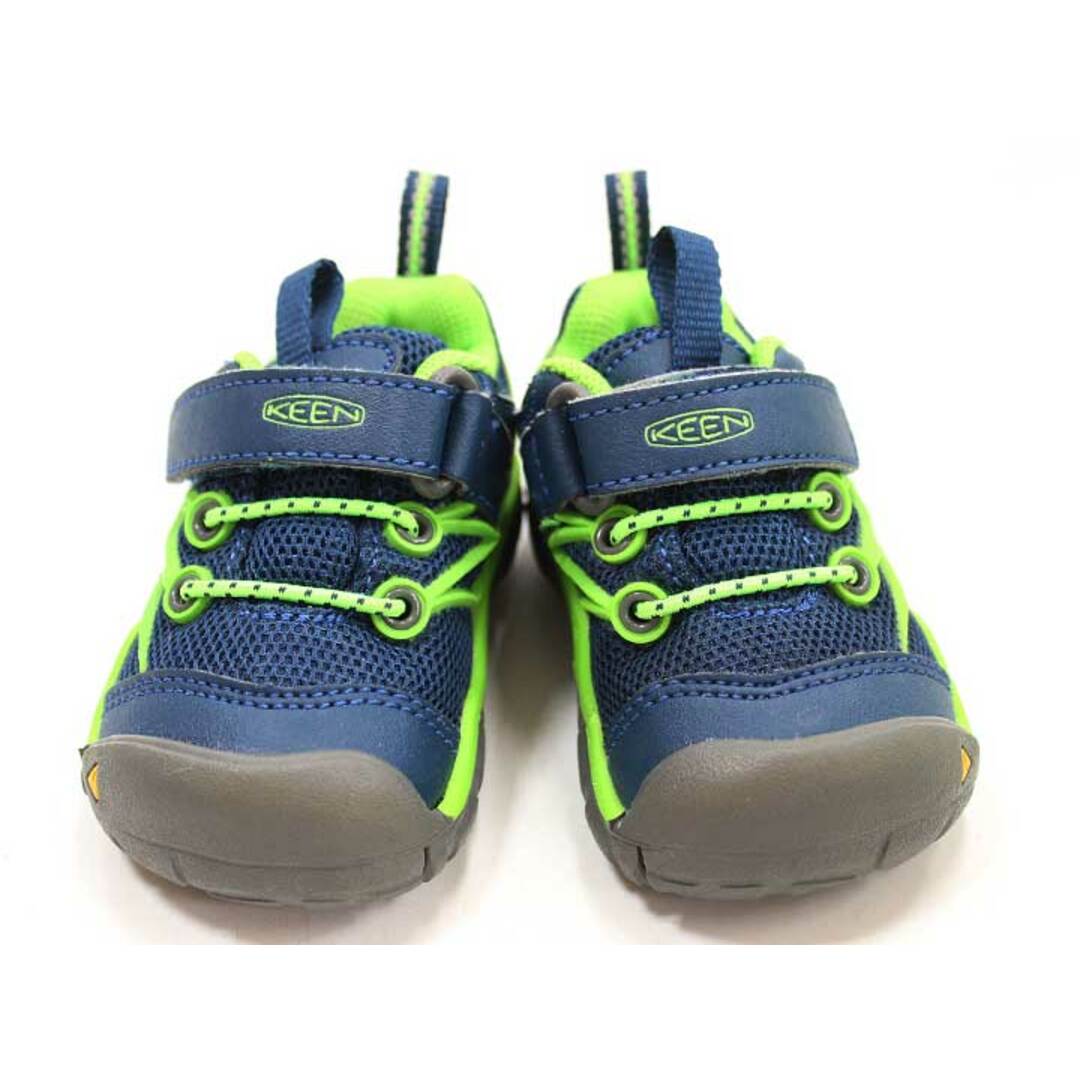 KEEN(キーン)の♪キーン/KEEN♪11.5cm スニーカー/シューズ/靴 紺×蛍光グリーン【中古】子供 キッズ kids  ベビー baby 男の子 春夏 405032 shoes キッズ/ベビー/マタニティのベビー靴/シューズ(~14cm)(スニーカー)の商品写真